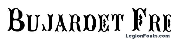 Bujardet Freres Font, Calligraphy Fonts