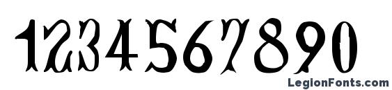 BujardetFreres Regular Font, Number Fonts