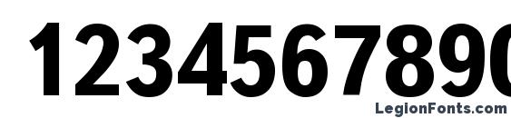 Bukvarnaya Bold.001.001 Font, Number Fonts