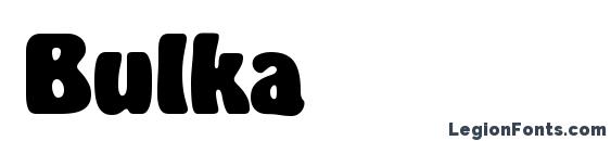 шрифт Bulka, бесплатный шрифт Bulka, предварительный просмотр шрифта Bulka