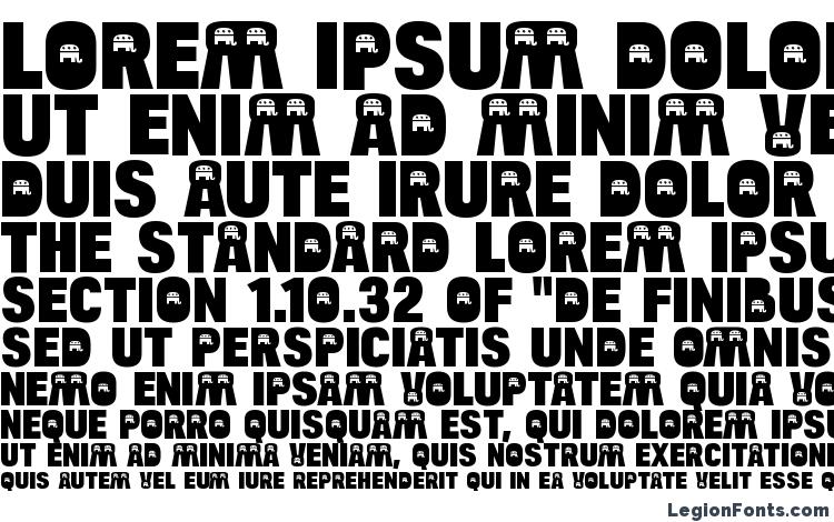 specimens BulltoadRepublican Regular font, sample BulltoadRepublican Regular font, an example of writing BulltoadRepublican Regular font, review BulltoadRepublican Regular font, preview BulltoadRepublican Regular font, BulltoadRepublican Regular font