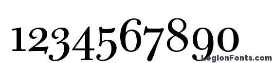 Шрифт Bulmer MT Regular SC, Шрифты для цифр и чисел