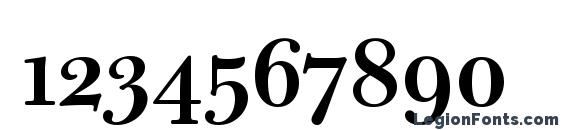 Bulmer MT SemiBold SC Font, Number Fonts