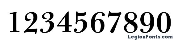 Bulmer MT SemiBold Font, Number Fonts