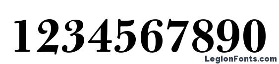 BulmerMTStd BoldDisplay Font, Number Fonts