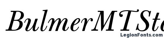 шрифт BulmerMTStd Italic, бесплатный шрифт BulmerMTStd Italic, предварительный просмотр шрифта BulmerMTStd Italic