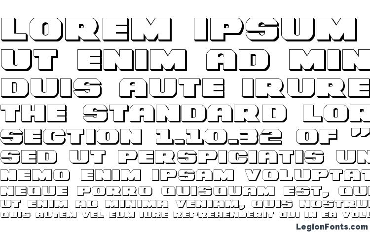 specimens Bummer 3D font, sample Bummer 3D font, an example of writing Bummer 3D font, review Bummer 3D font, preview Bummer 3D font, Bummer 3D font