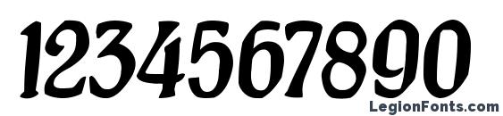 Burgfest Font, Number Fonts