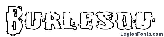 шрифт Burlesqu, бесплатный шрифт Burlesqu, предварительный просмотр шрифта Burlesqu