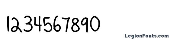 Burst My Bubble Font, Number Fonts