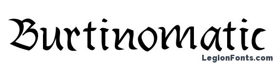 Burtinomatic font, free Burtinomatic font, preview Burtinomatic font