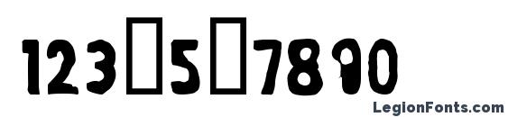 Business Suit Font, Number Fonts