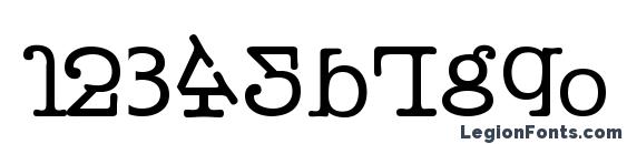 Buttercrumb Font, Number Fonts