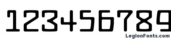 Buzzer Three LET Plain.1.0 Font, Number Fonts