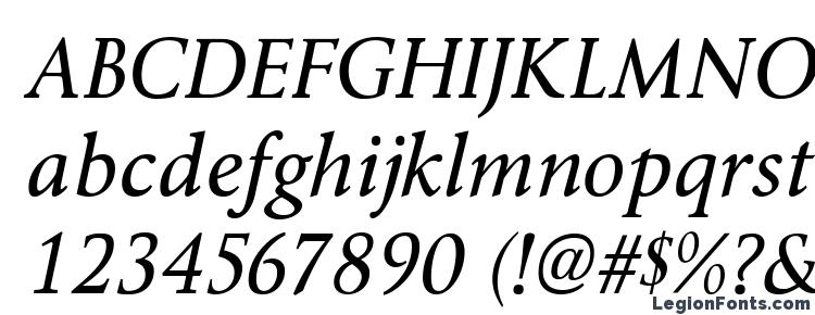 glyphs ByingtonRg Italic font, сharacters ByingtonRg Italic font, symbols ByingtonRg Italic font, character map ByingtonRg Italic font, preview ByingtonRg Italic font, abc ByingtonRg Italic font, ByingtonRg Italic font