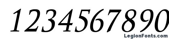 ByingtonRg Italic Font, Number Fonts