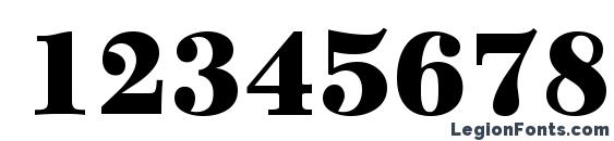 C651 Roman Black Regular Font, Number Fonts