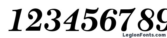 C651 Roman BoldItalic Font, Number Fonts