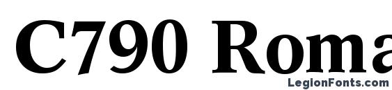 C790 Roman Bold Font