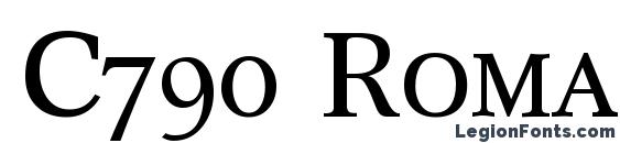 C790 Roman Smc Regular Font