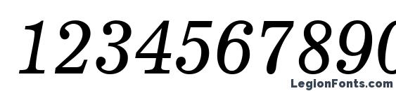 C795 Roman Italic Font, Number Fonts