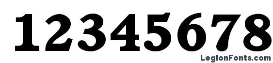 C851 Roman Heavy Regular Font, Number Fonts