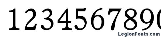 C851 Roman Regular Font, Number Fonts
