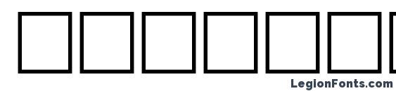 Cabanis regular Font, Number Fonts