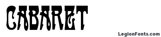Cabaret font, free Cabaret font, preview Cabaret font