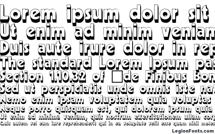 specimens Cableshaded font, sample Cableshaded font, an example of writing Cableshaded font, review Cableshaded font, preview Cableshaded font, Cableshaded font