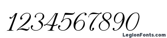 CAC Champagne Font, Number Fonts