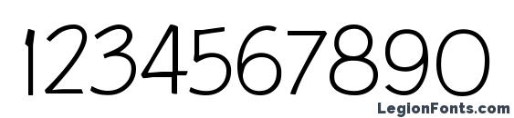 Cac futura casual Font, Number Fonts