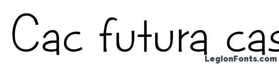 Cac futura casual Font