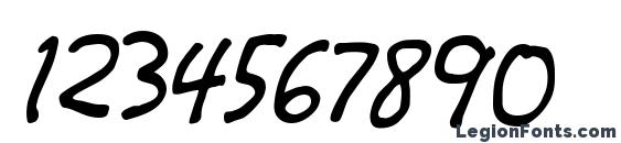 Cac krazy legs Font, Number Fonts