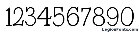 Cac one seventy Font, Number Fonts