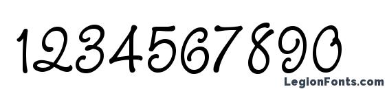 CAC Pinafore Font, Number Fonts