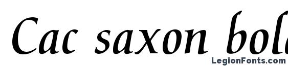 Cac saxon bold font, free Cac saxon bold font, preview Cac saxon bold font