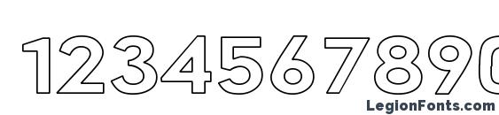 Cacophony Out Loud Font, Number Fonts