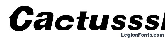 Cactusssk italic font, free Cactusssk italic font, preview Cactusssk italic font