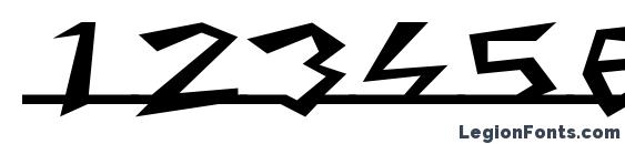 Caddy Font, Number Fonts