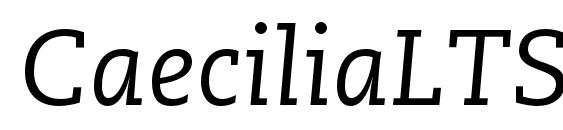 шрифт CaeciliaLTStd Italic, бесплатный шрифт CaeciliaLTStd Italic, предварительный просмотр шрифта CaeciliaLTStd Italic