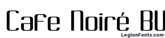 Шрифт Cafe Noiré BV, Типографические шрифты