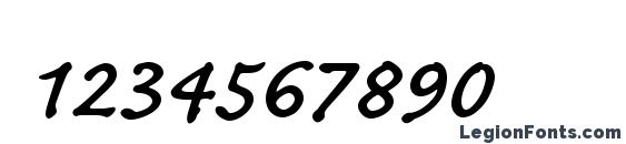 CaflischScriptPro Semibold Font, Number Fonts