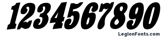 CairoExtendedItalic Italic Font, Number Fonts