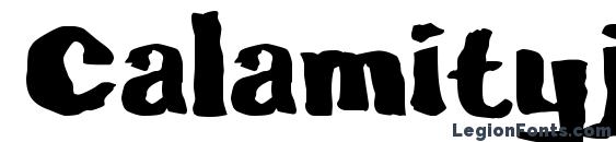 Calamityjoe font, free Calamityjoe font, preview Calamityjoe font