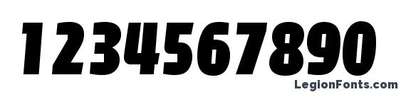 CalcitePro Black Font, Number Fonts