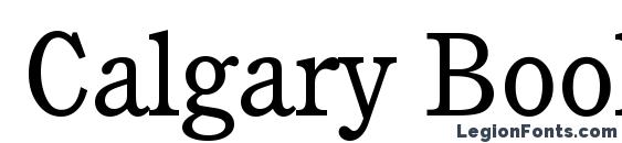 Calgary Book font, free Calgary Book font, preview Calgary Book font