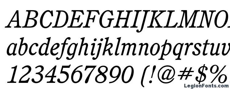 глифы шрифта Calgary BookItalic, символы шрифта Calgary BookItalic, символьная карта шрифта Calgary BookItalic, предварительный просмотр шрифта Calgary BookItalic, алфавит шрифта Calgary BookItalic, шрифт Calgary BookItalic