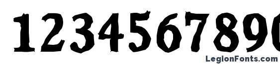 CalgaryAntique Bold Font, Number Fonts