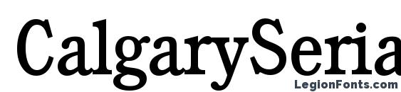 CalgarySerial Regular font, free CalgarySerial Regular font, preview CalgarySerial Regular font